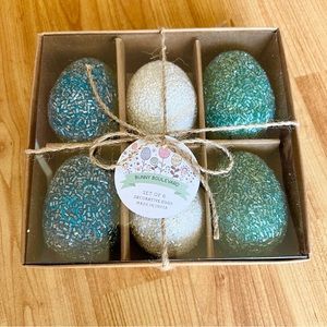 BUNNY BOULEVARD SET OF 6 DECORATIVE EGGS